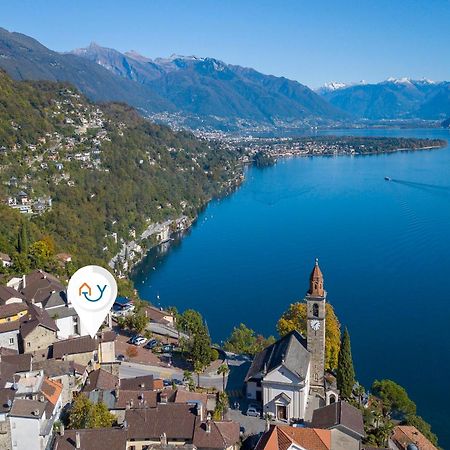 Yellow View Apartment - Happy Rentals Ronco sopra Ascona Buitenkant foto